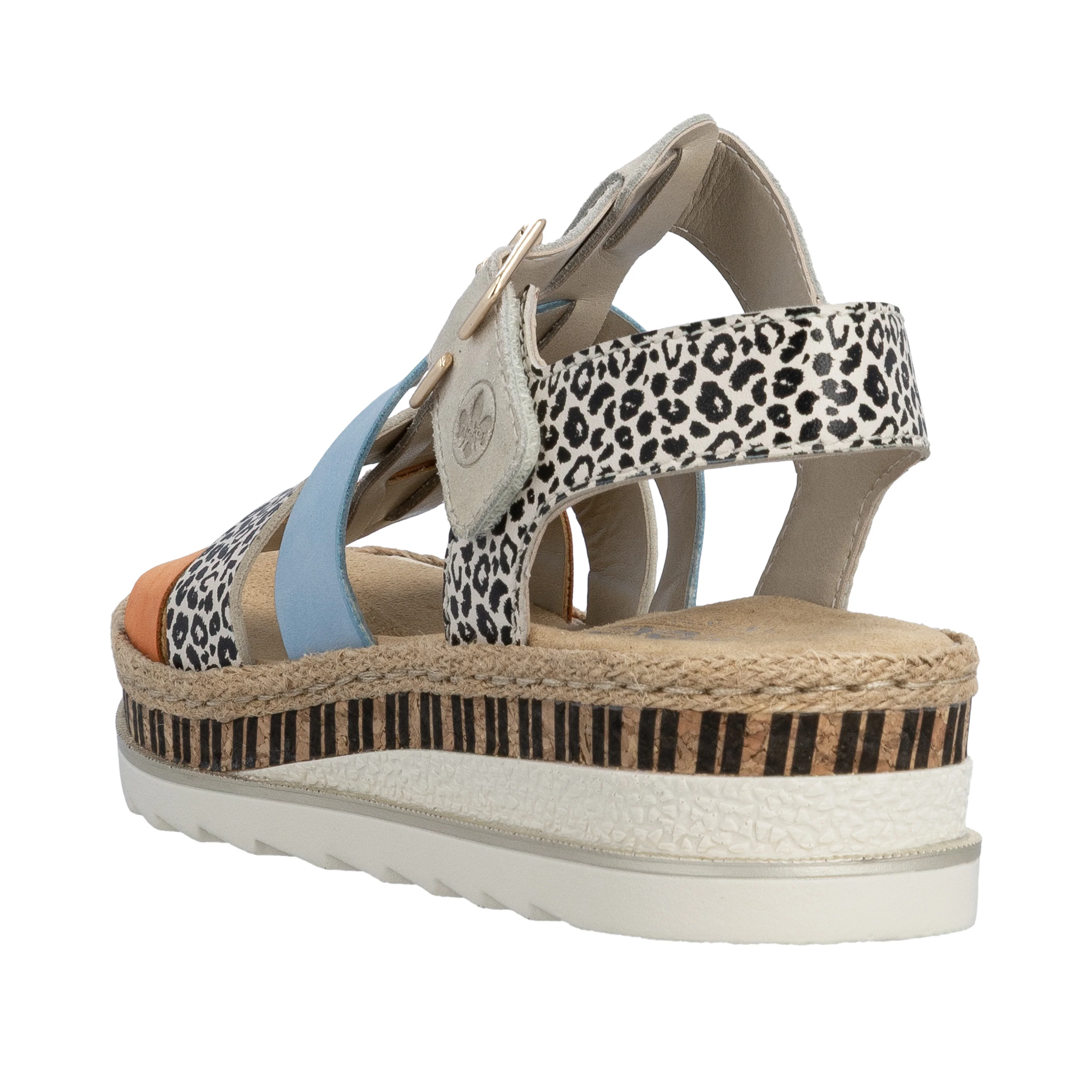 Rieker Women's Wedge Sandal - Multi | V7904-90 - Image 5
