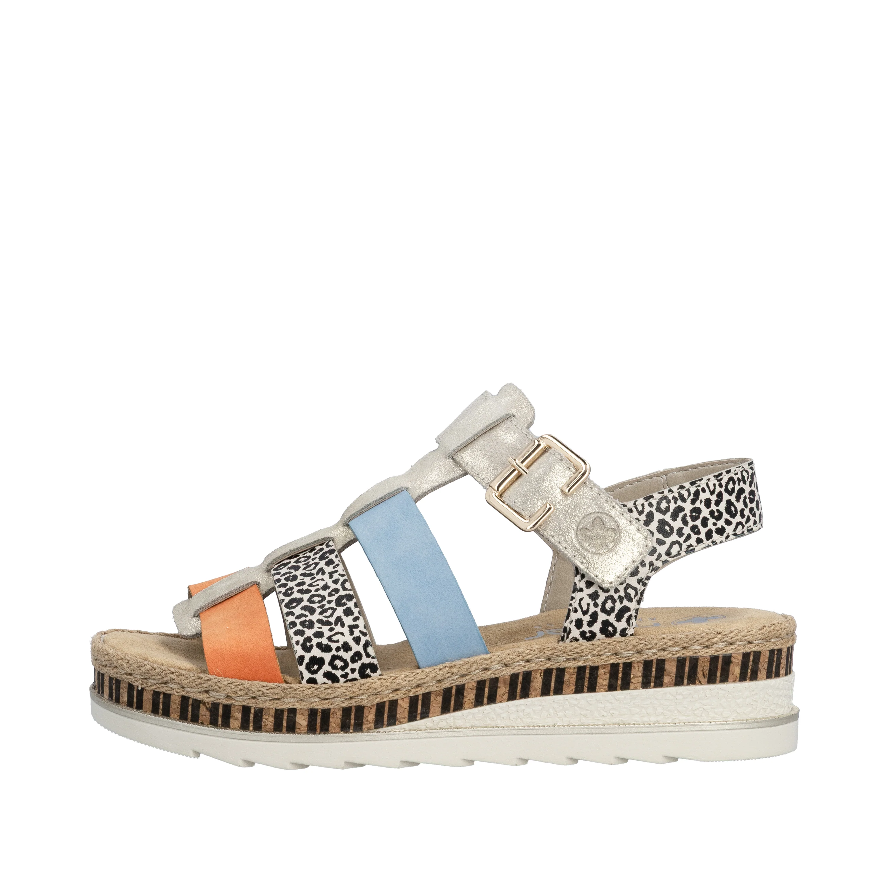 Rieker Women's Wedge Sandal - Multi | V7904-90 - Image 9