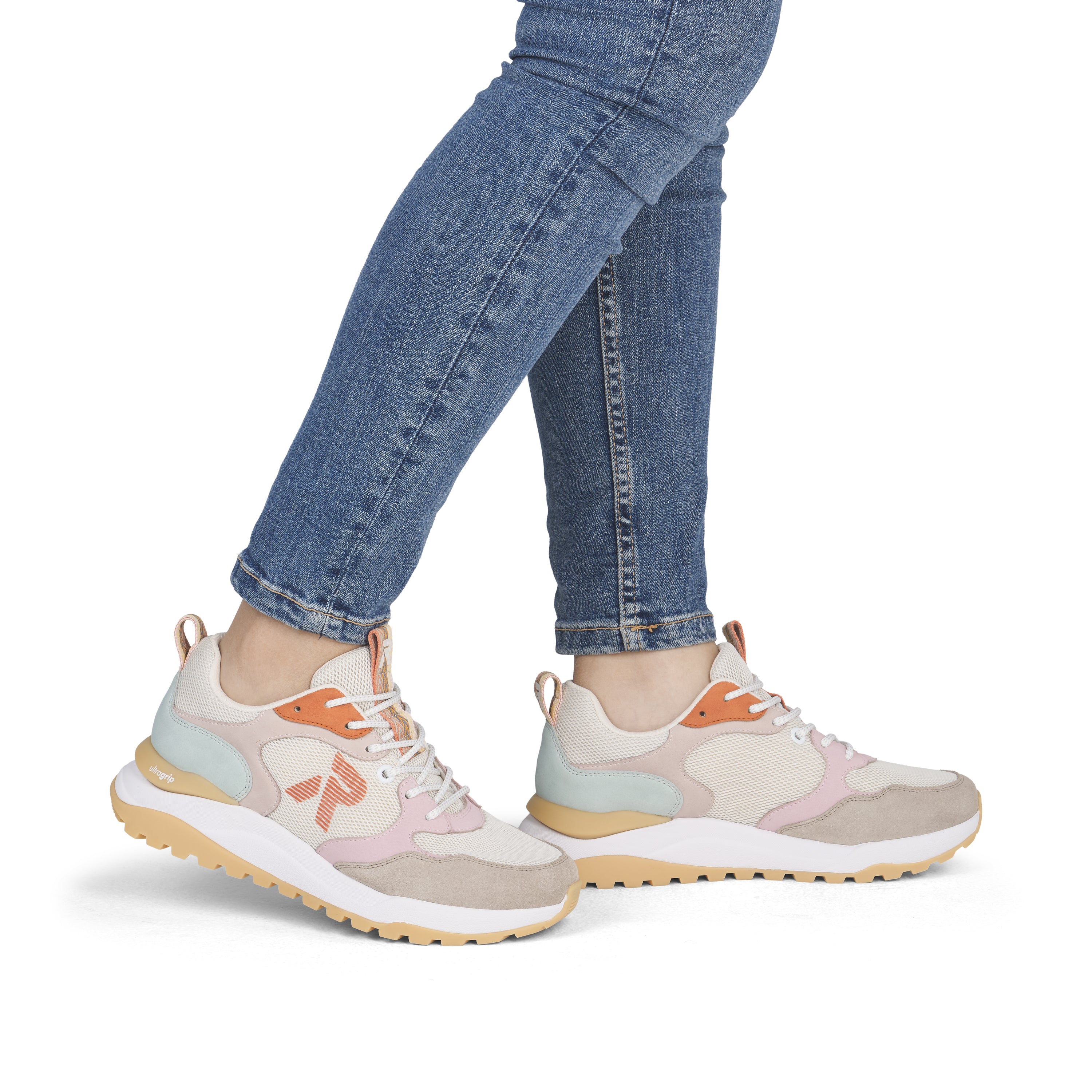 Rieker Sport Women's Trainer - Beige | W2506-61 - Image 20