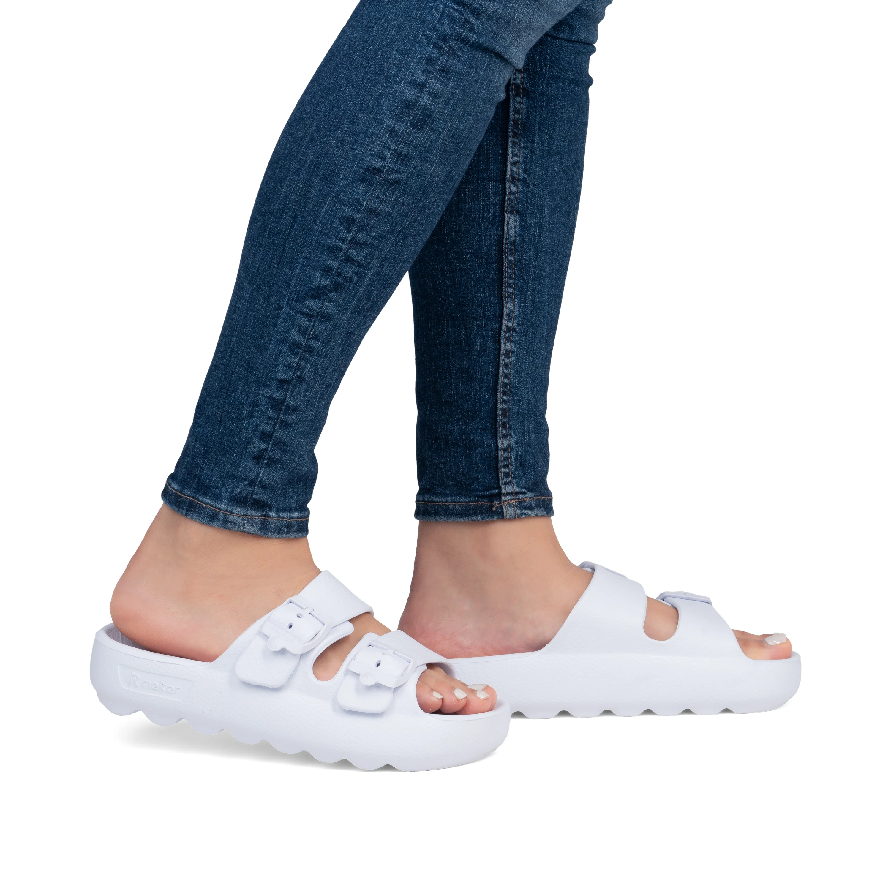 Rieker Sport Woman's Sandals - White | P2450-80 - Image 10