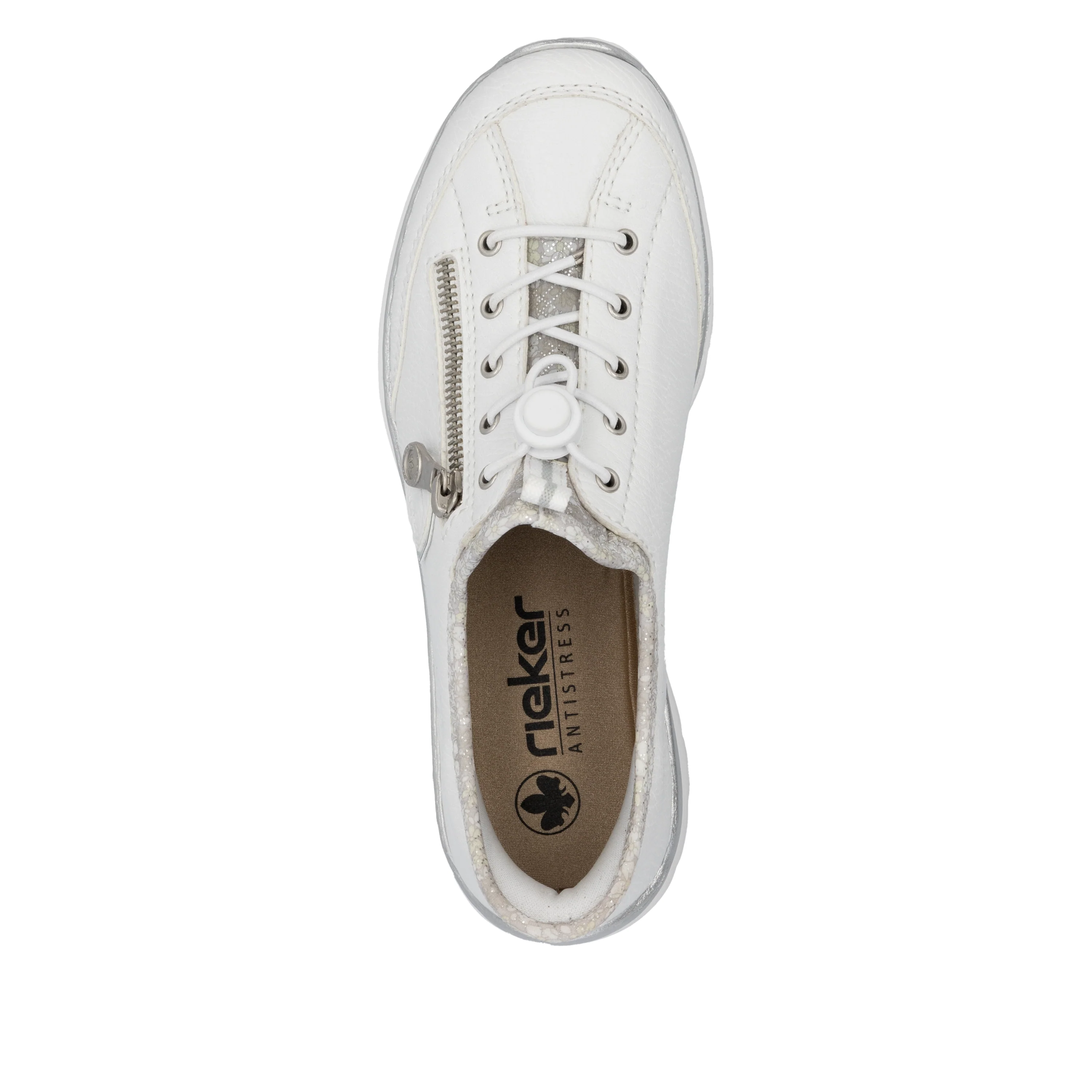 Rieker Woman's Shoes - White | L32F1-80 - Image 4