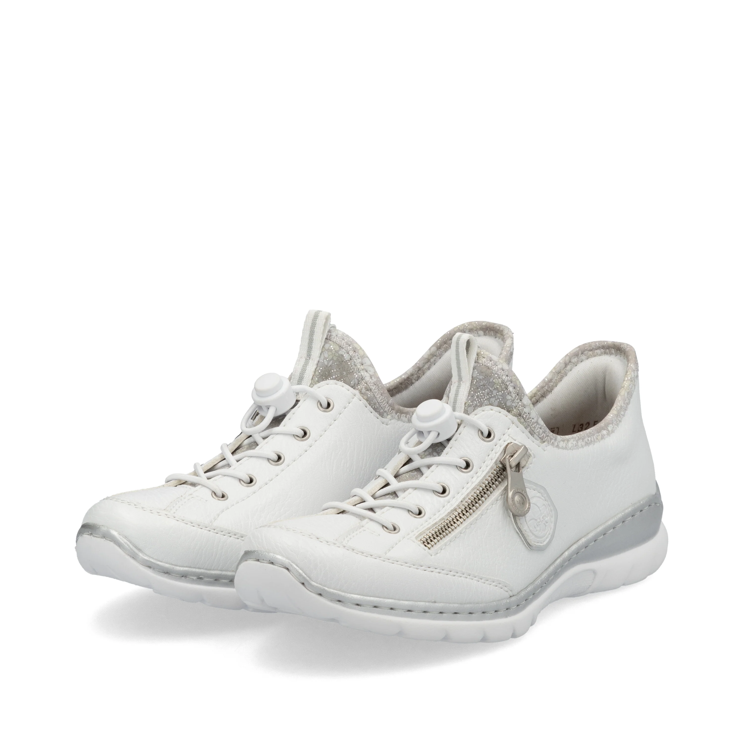 Rieker Woman's Shoes - White | L32F1-80 - Image 8