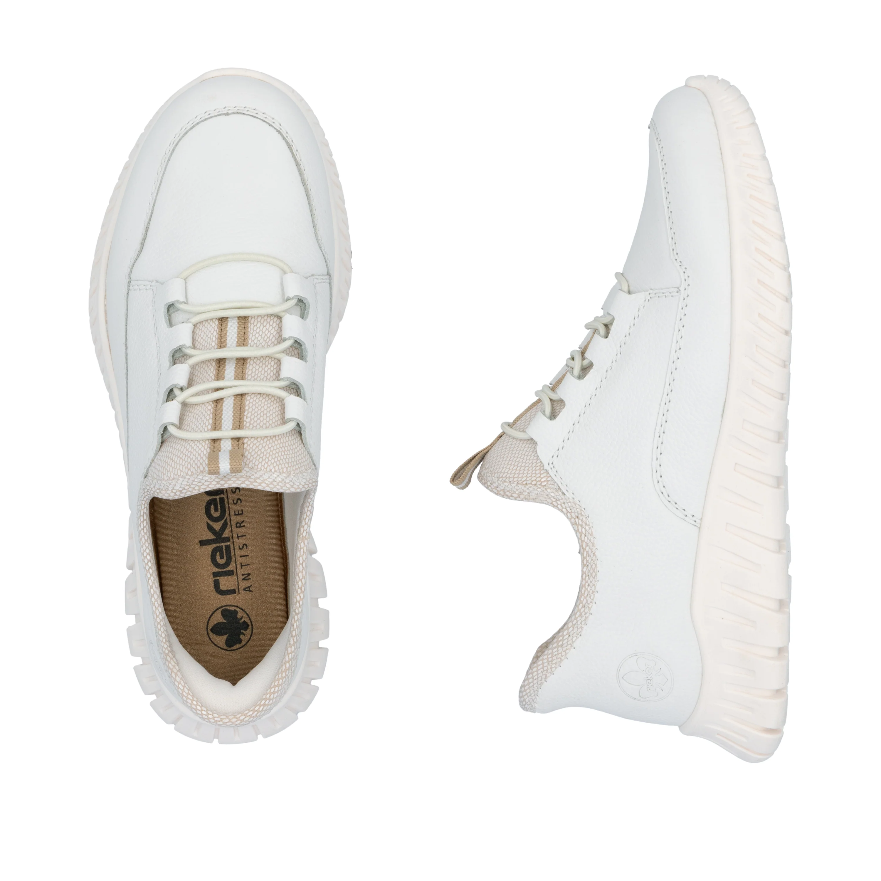 Rieker Woman's Shoes - White | M5357-80 - Image 9
