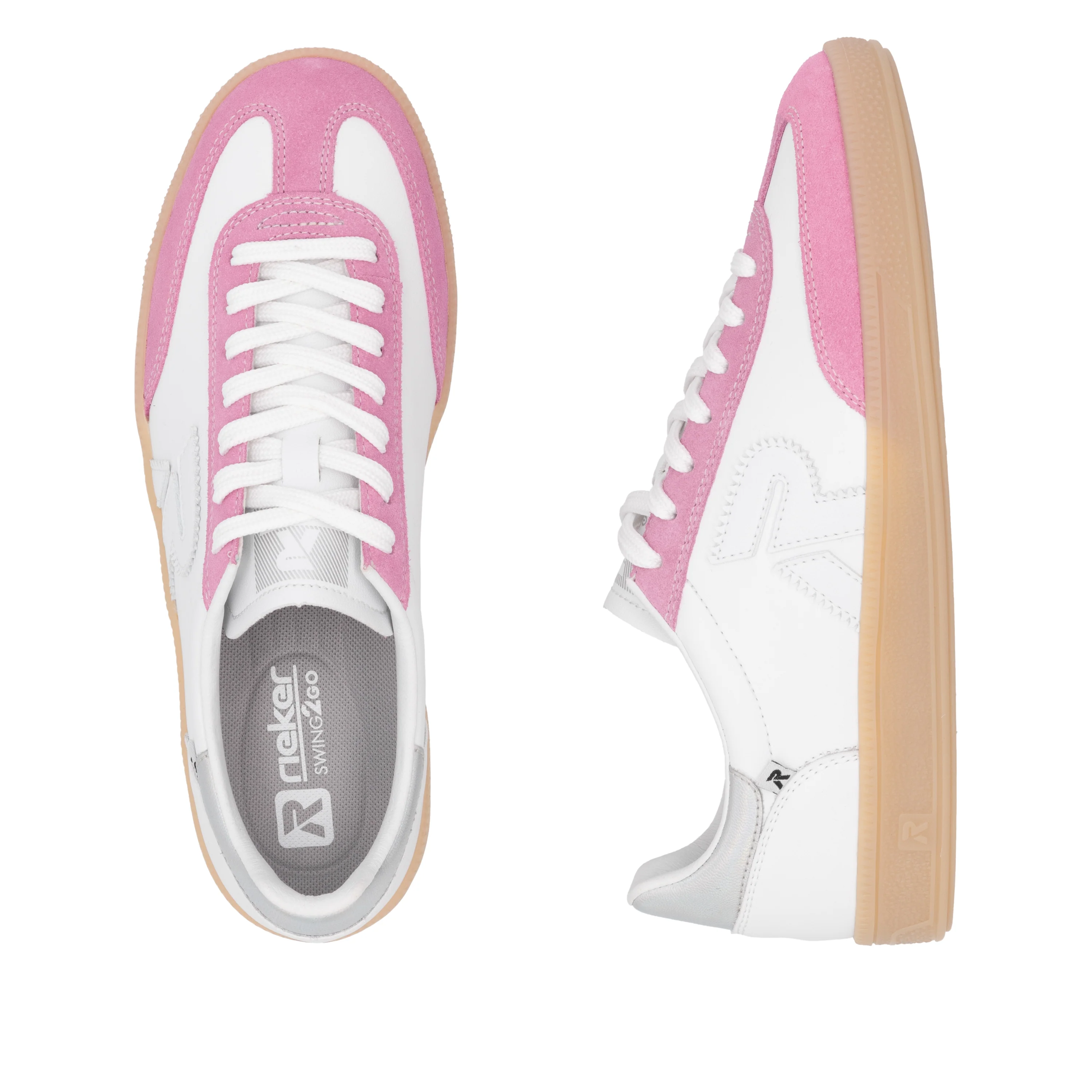 Rieker Sport Woman's Shoe - White | W2200-86 - Image 9