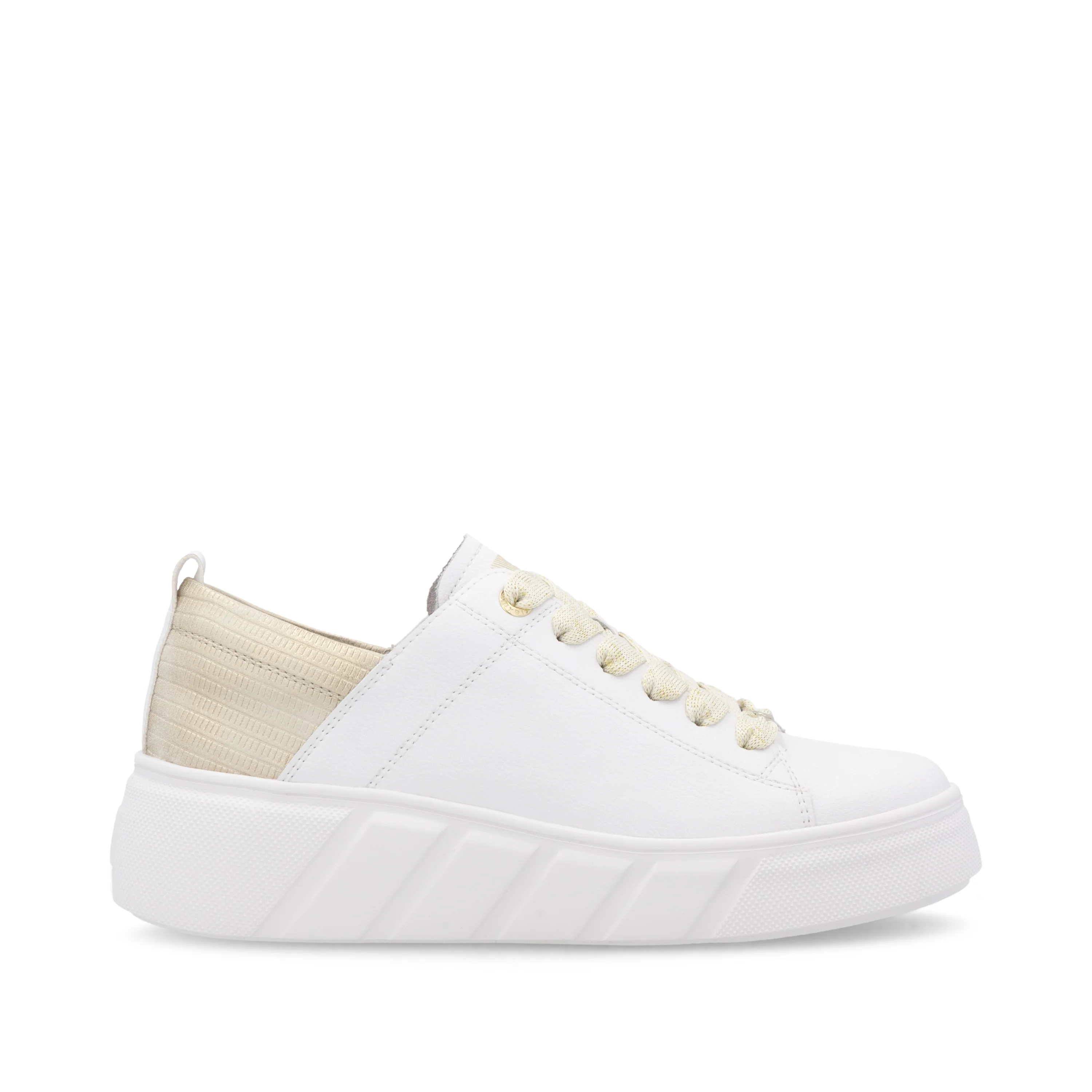 Rieker Sport Woman's Trainers Shoes - White | W2602-81 - Image 11