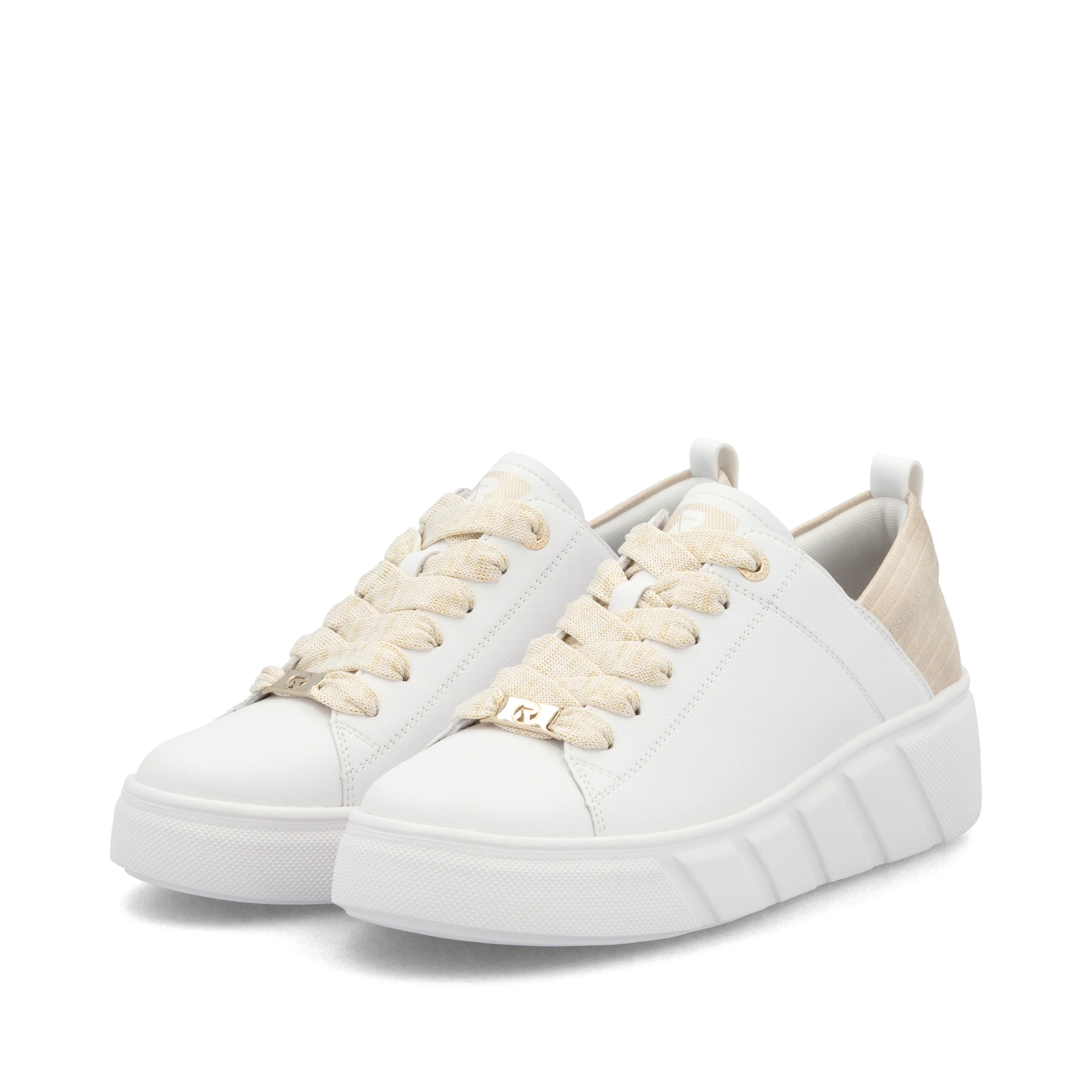 Rieker Sport Woman's Trainers Shoes - White | W2602-81 - Image 8