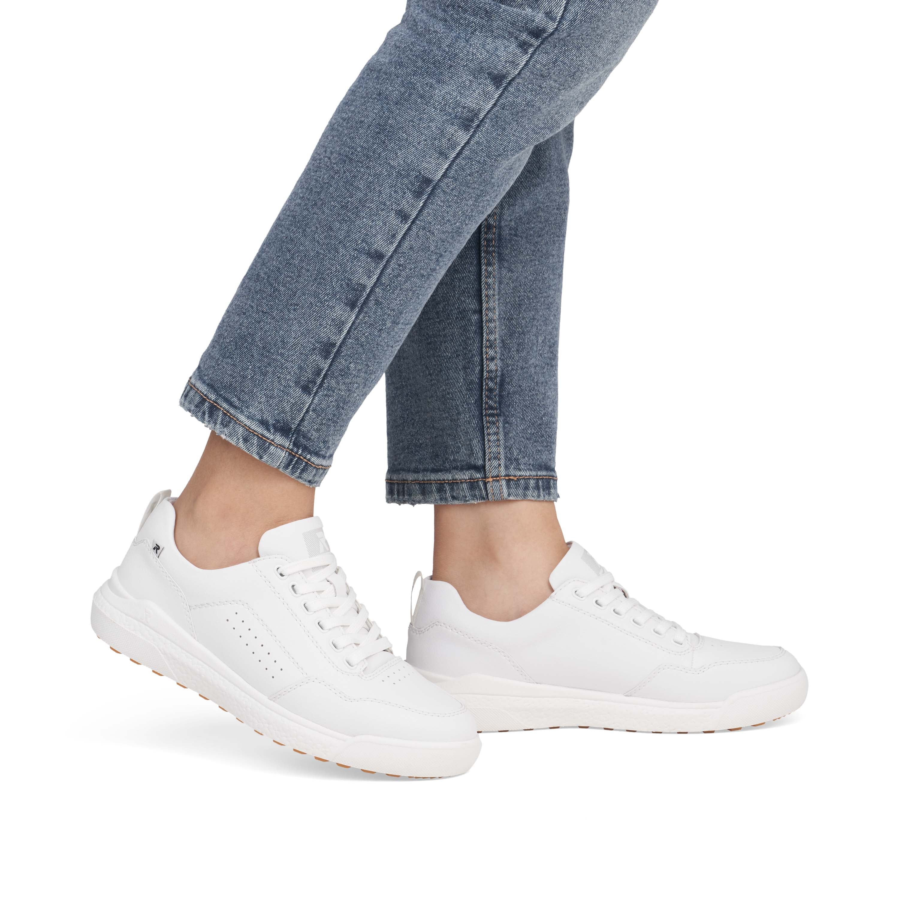 Rieker Sport Woman's Shoes - White | W1101-80 - Image 10