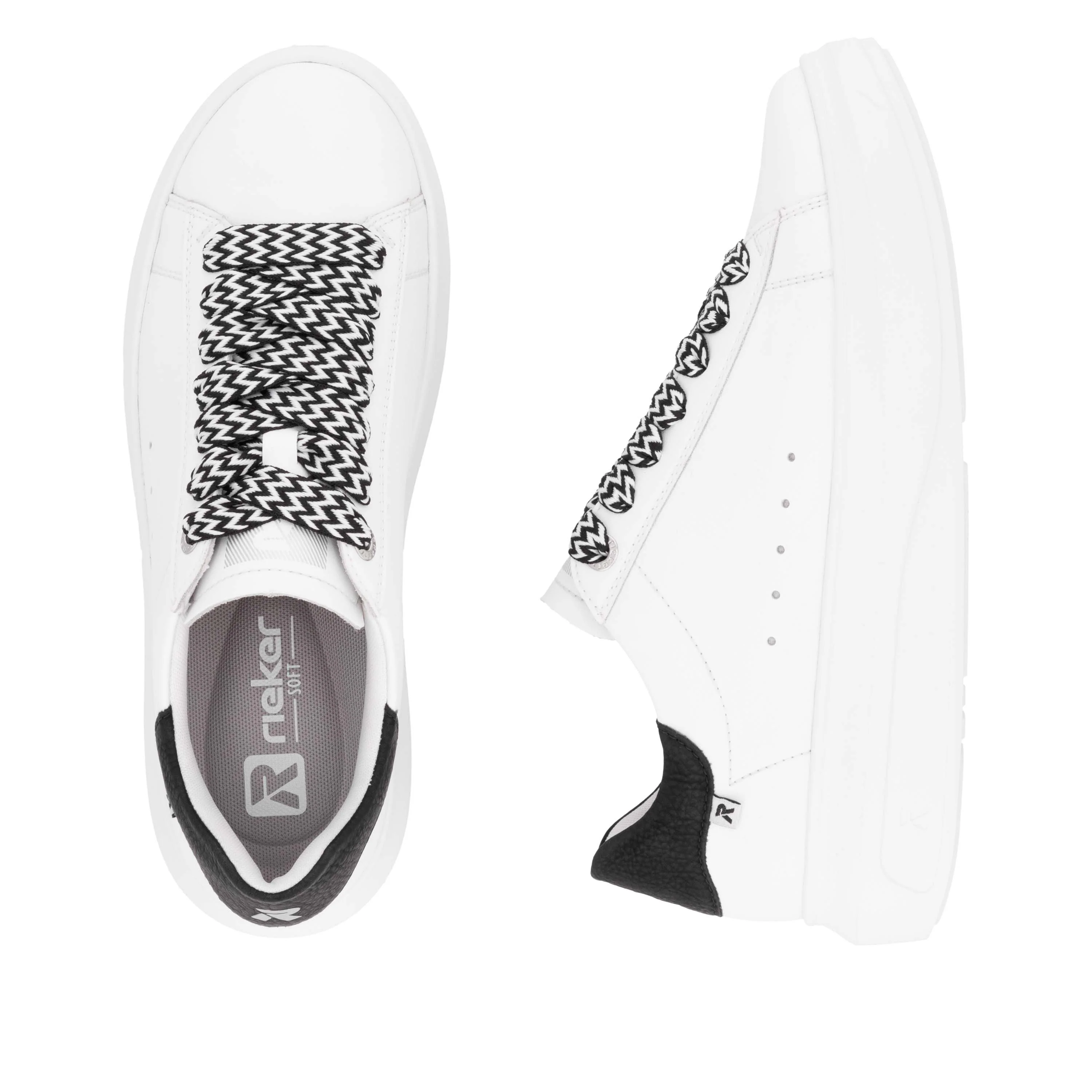 Rieker Sport Woman's Shoes - White | W1201-80 - Image 10