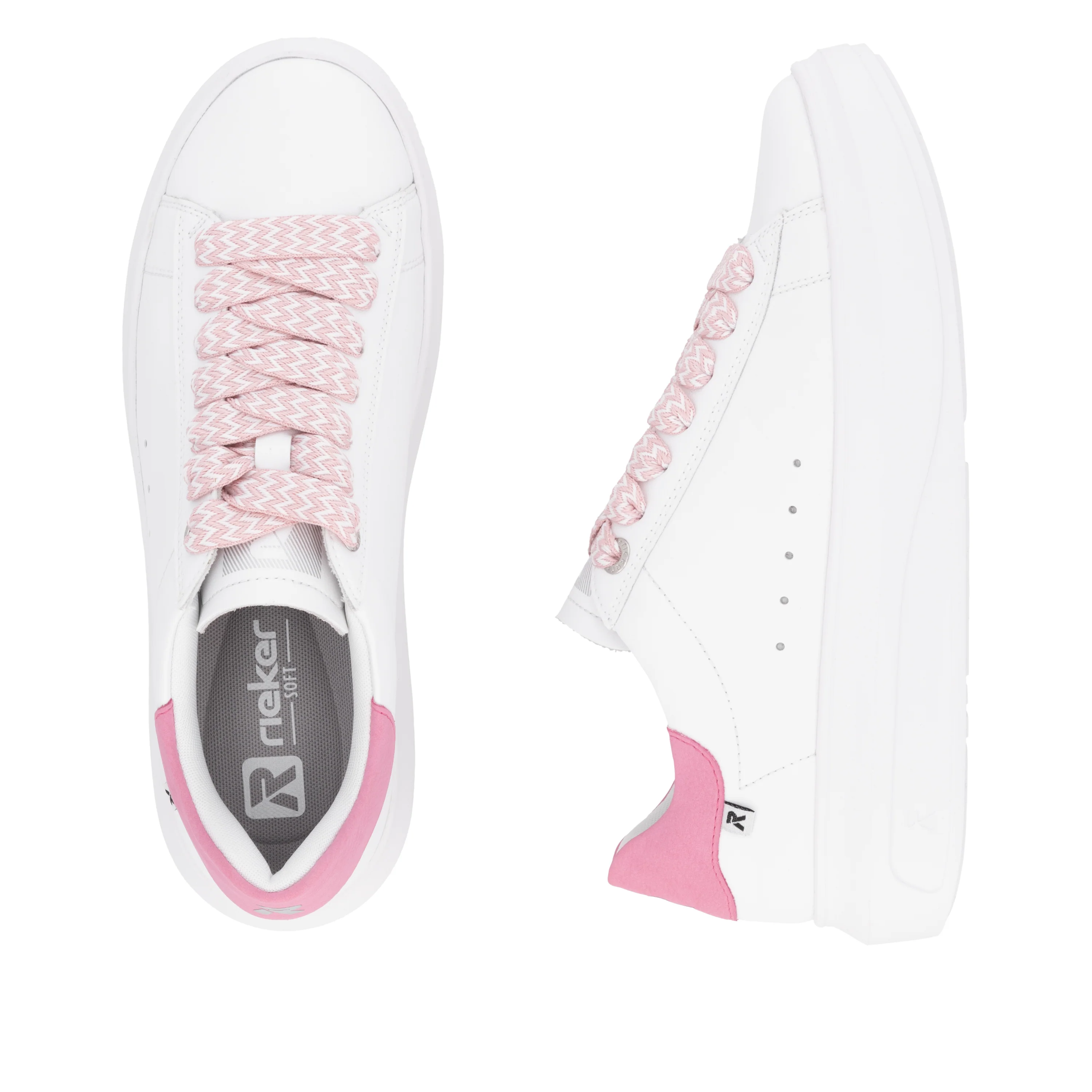Rieker Sport Woman's Shoes - White | W1201-82 - Image 10
