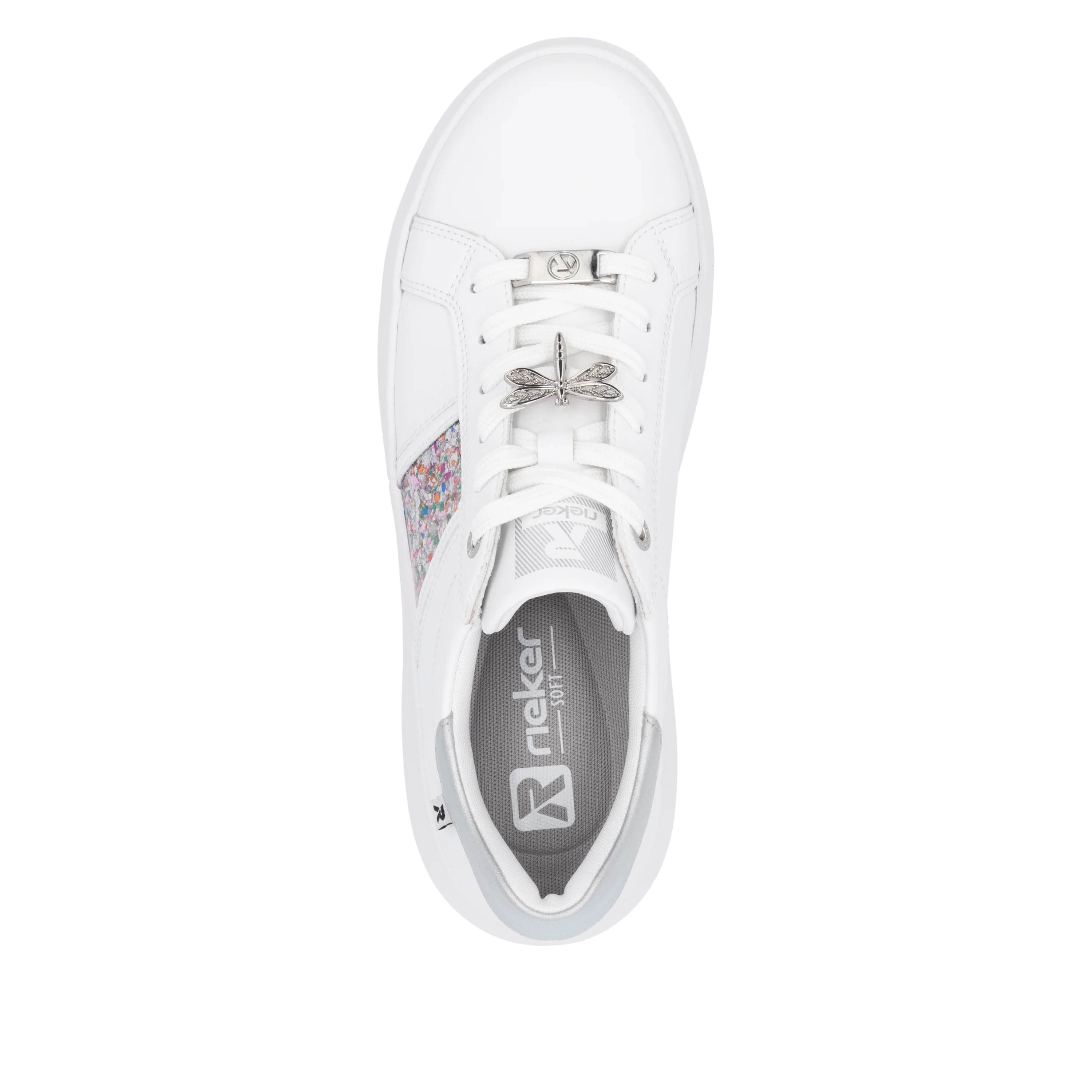 Rieker Sport Woman's Shoes - White | W1202-83 - Image 4