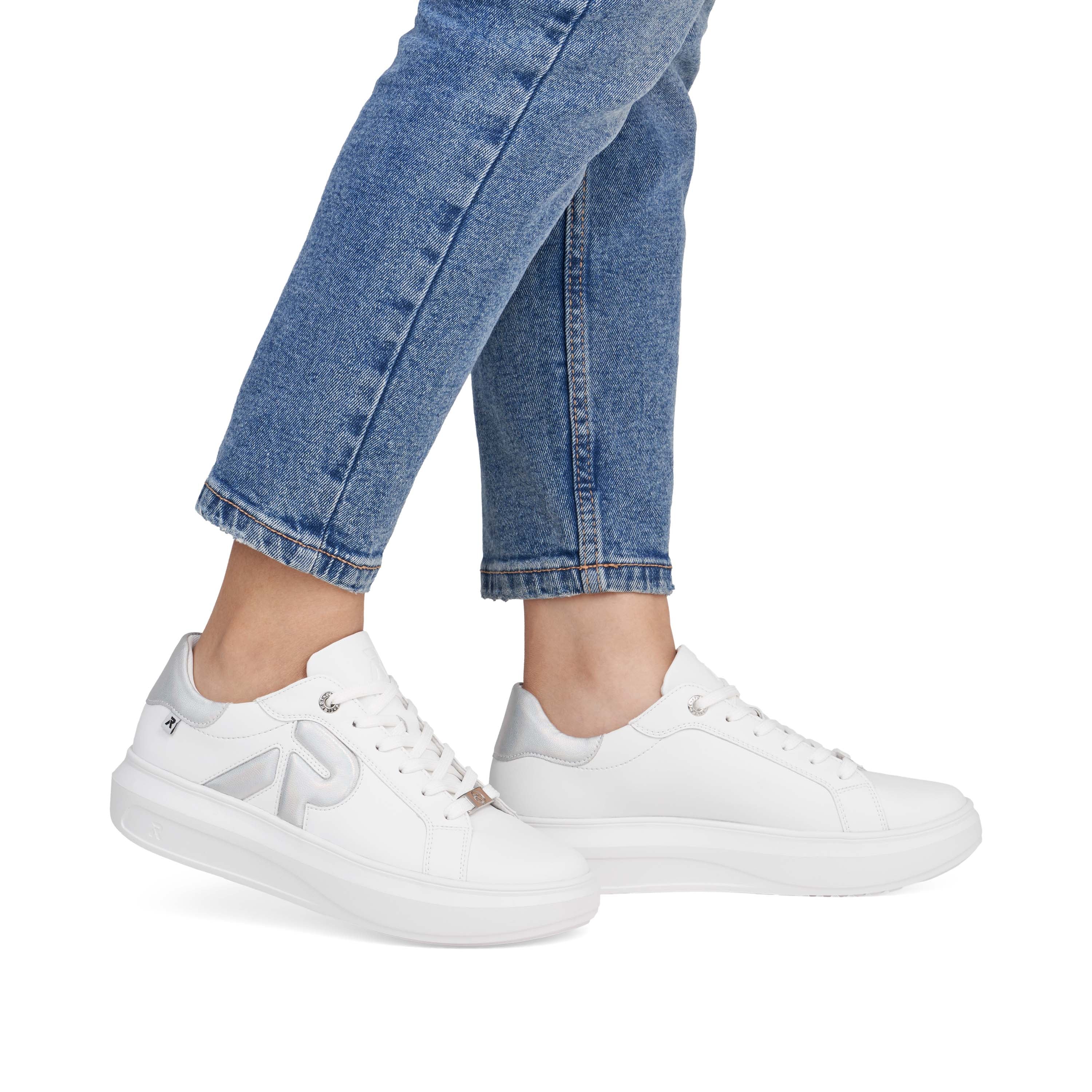 Rieker Sport Woman's Shoes - White | W1204-82 - Image 10