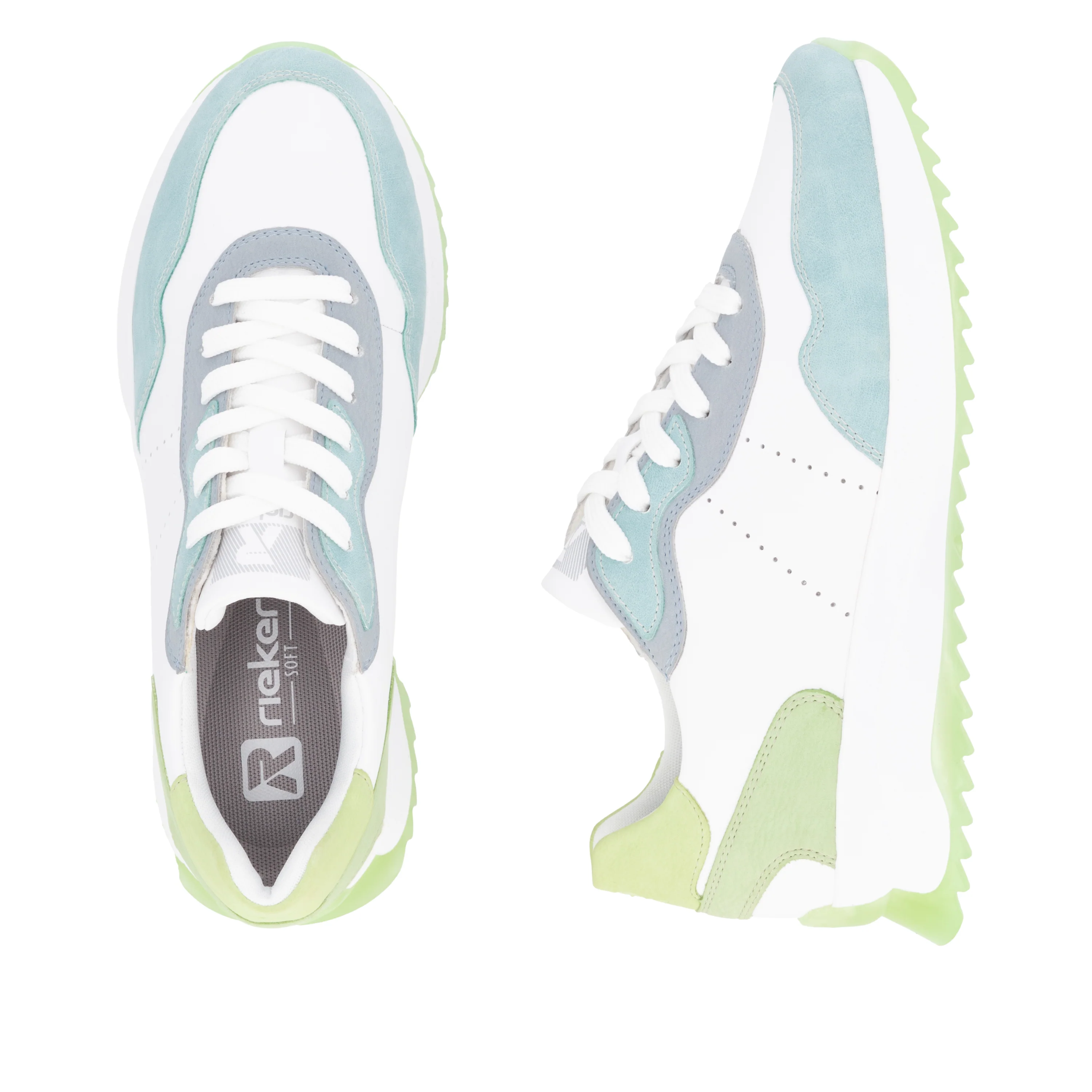 Rieker Sport Woman's Shoes - White | W1308-81 - Image 9