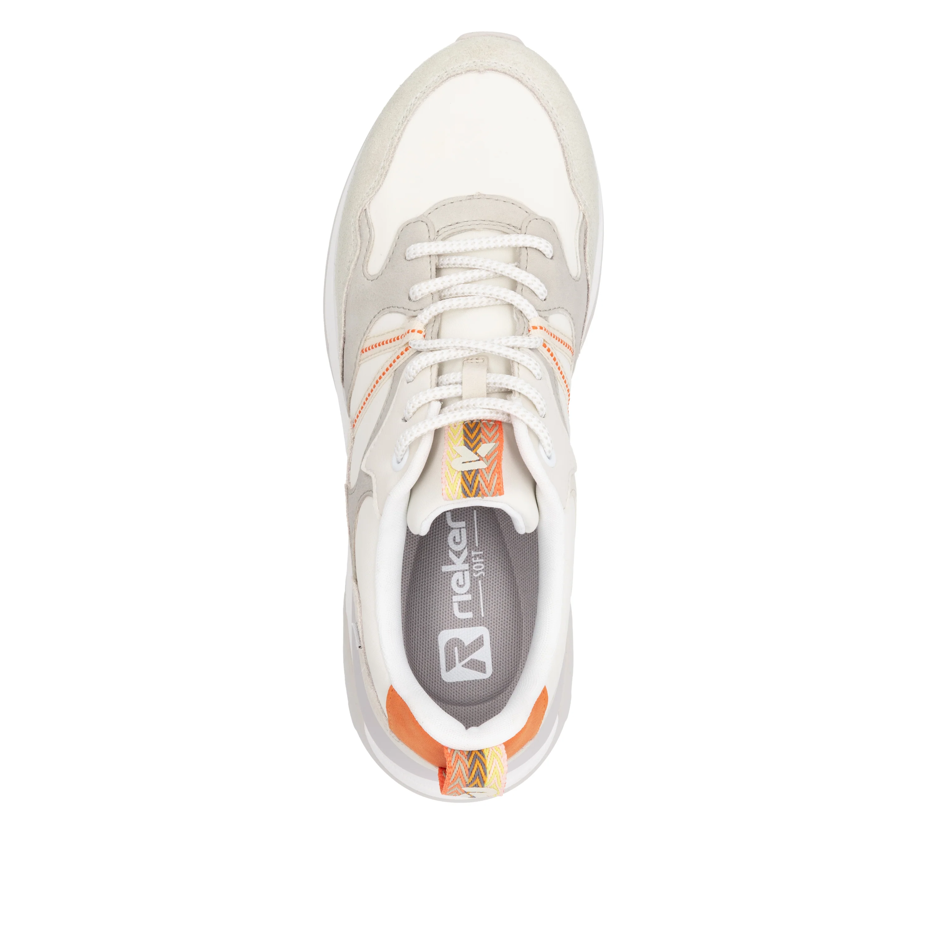 Rieker Sport Woman's Shoes - White | W2501-80 - Image 4