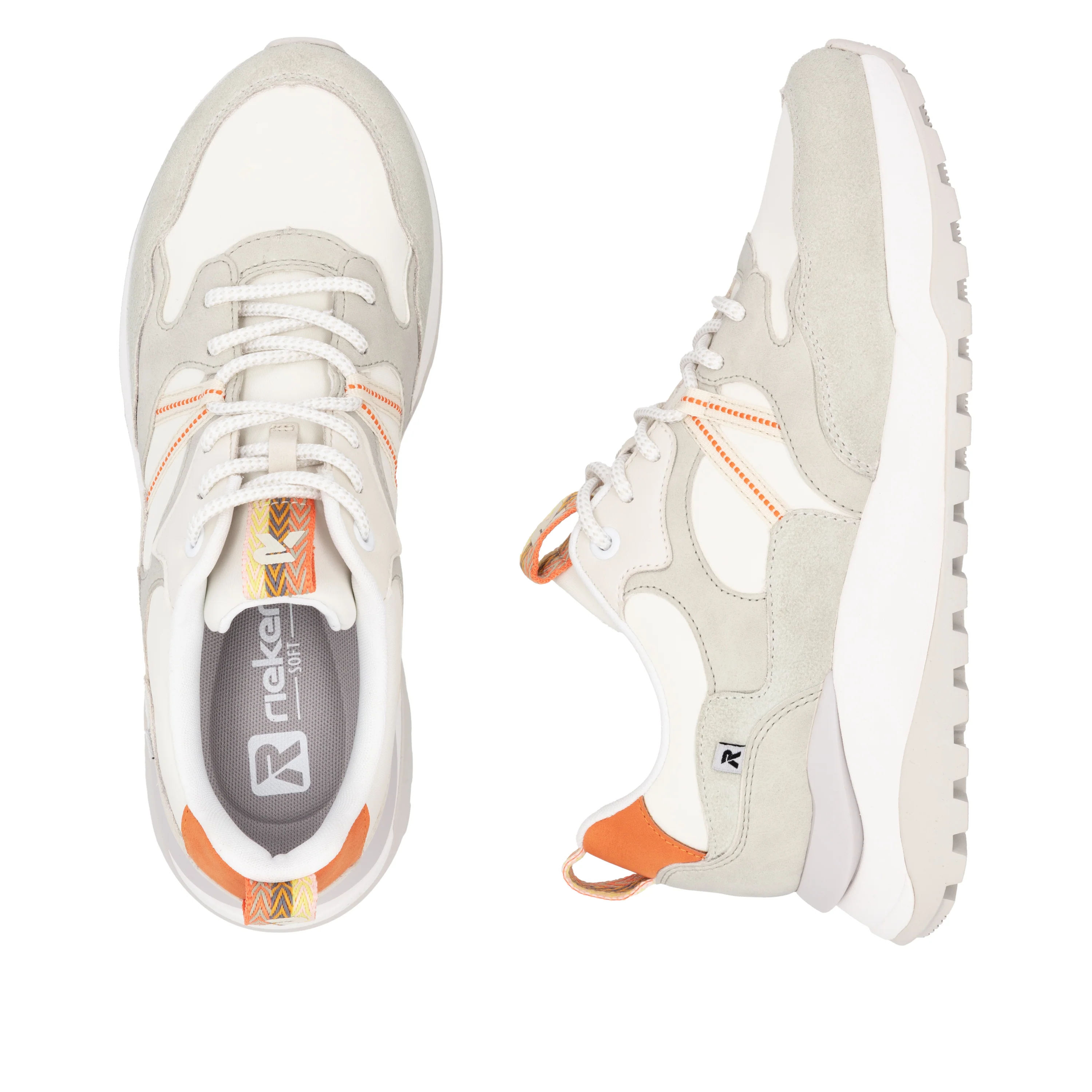 Rieker Sport Woman's Shoes - White | W2501-80 - Image 9