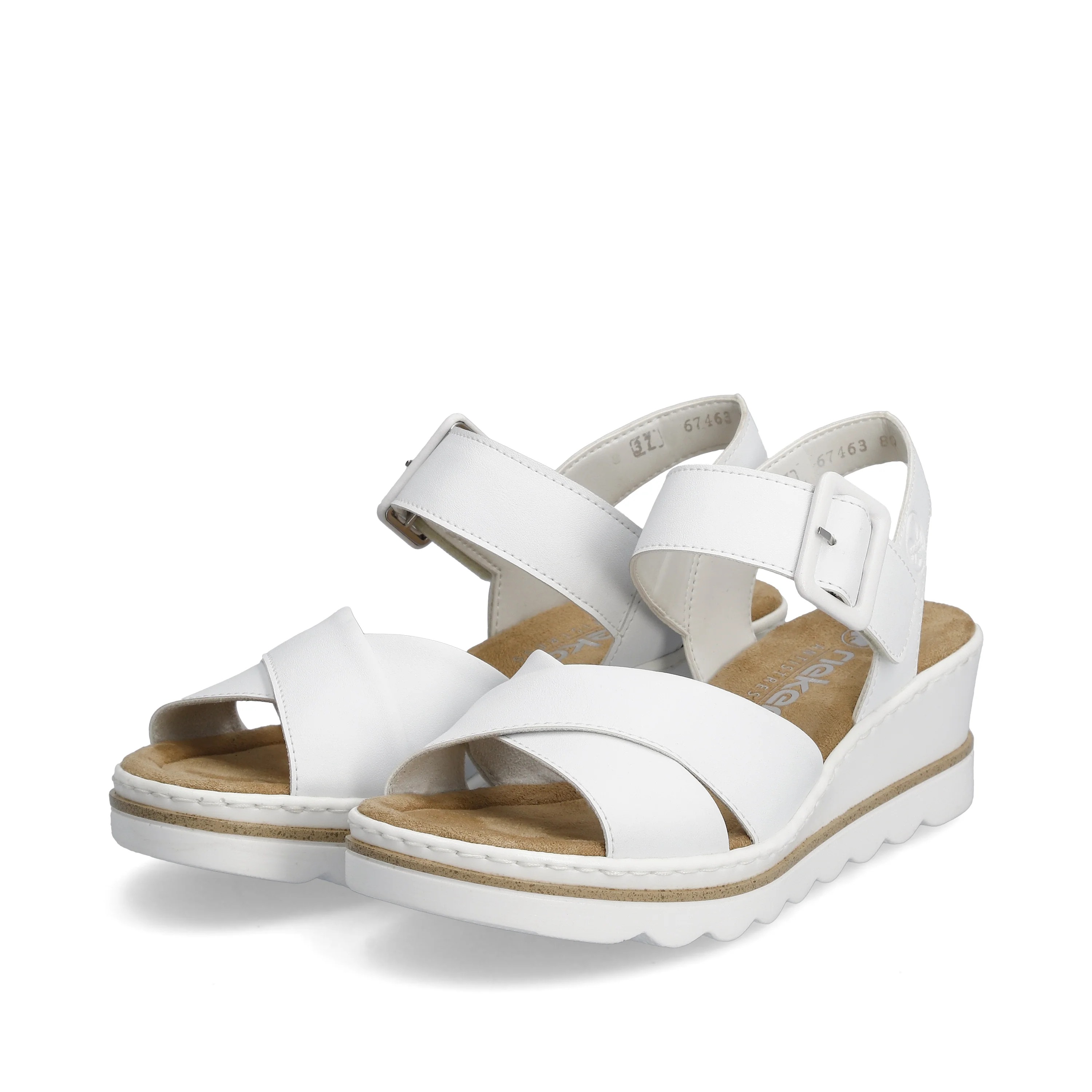 Rieker Woman's Sandals - White | 67463-80 - Image 8