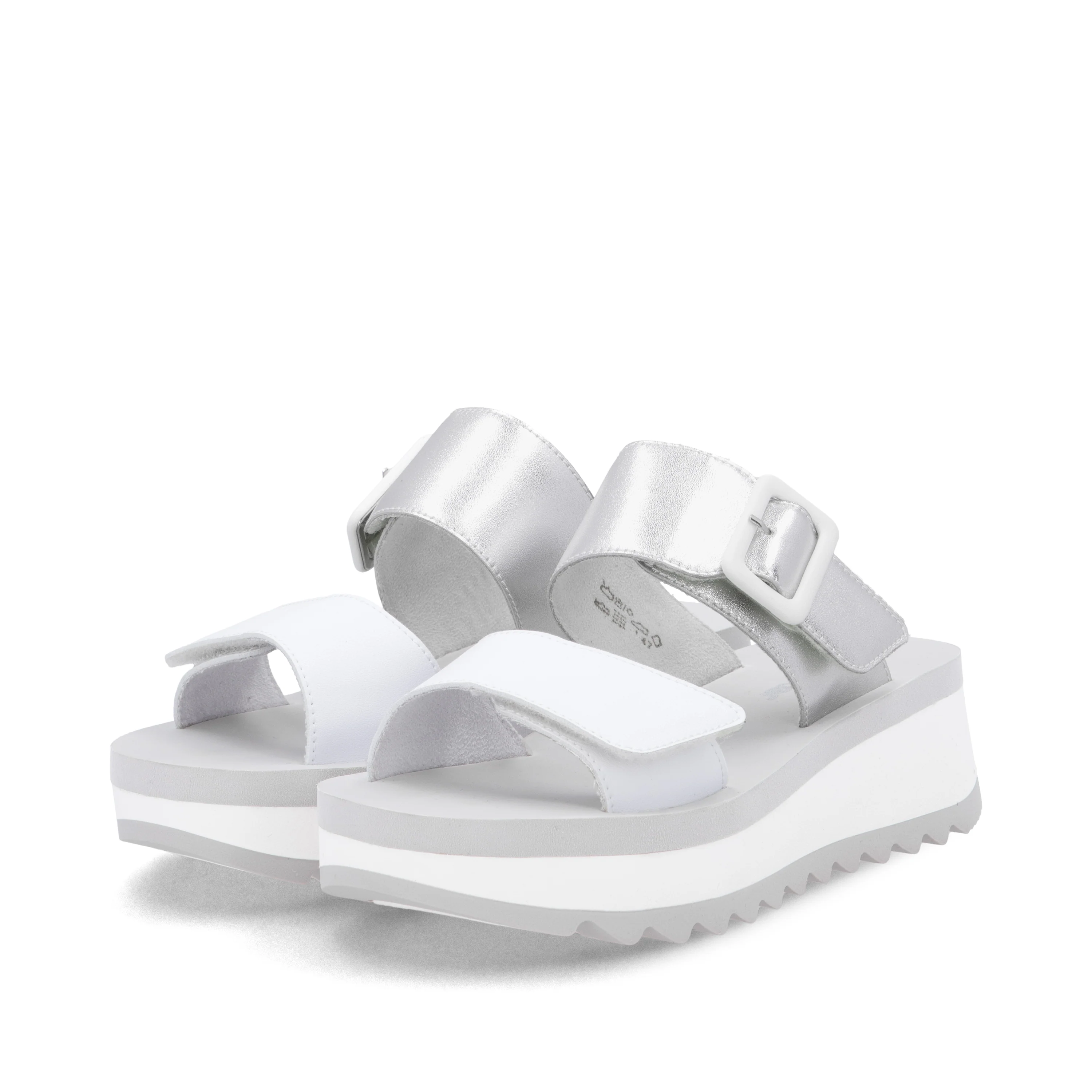 Rieker Sport Woman's Sandals - White | W3050-90 - Image 8