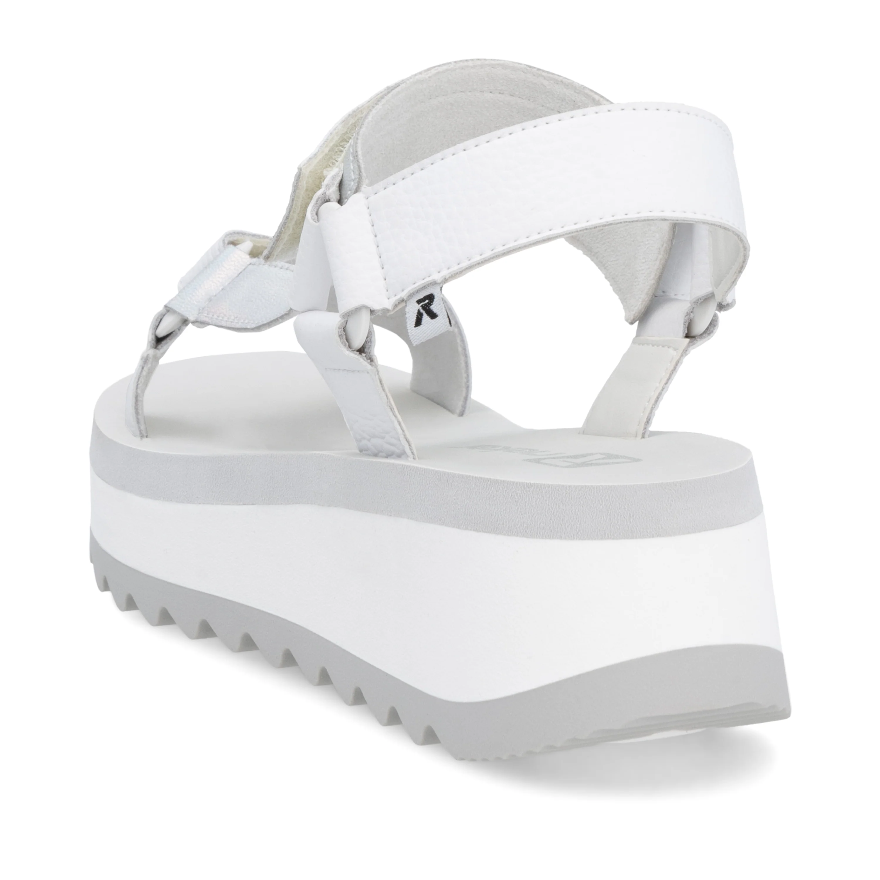Rieker Sport Woman's Sandals - White | W3051-80 - Image 3