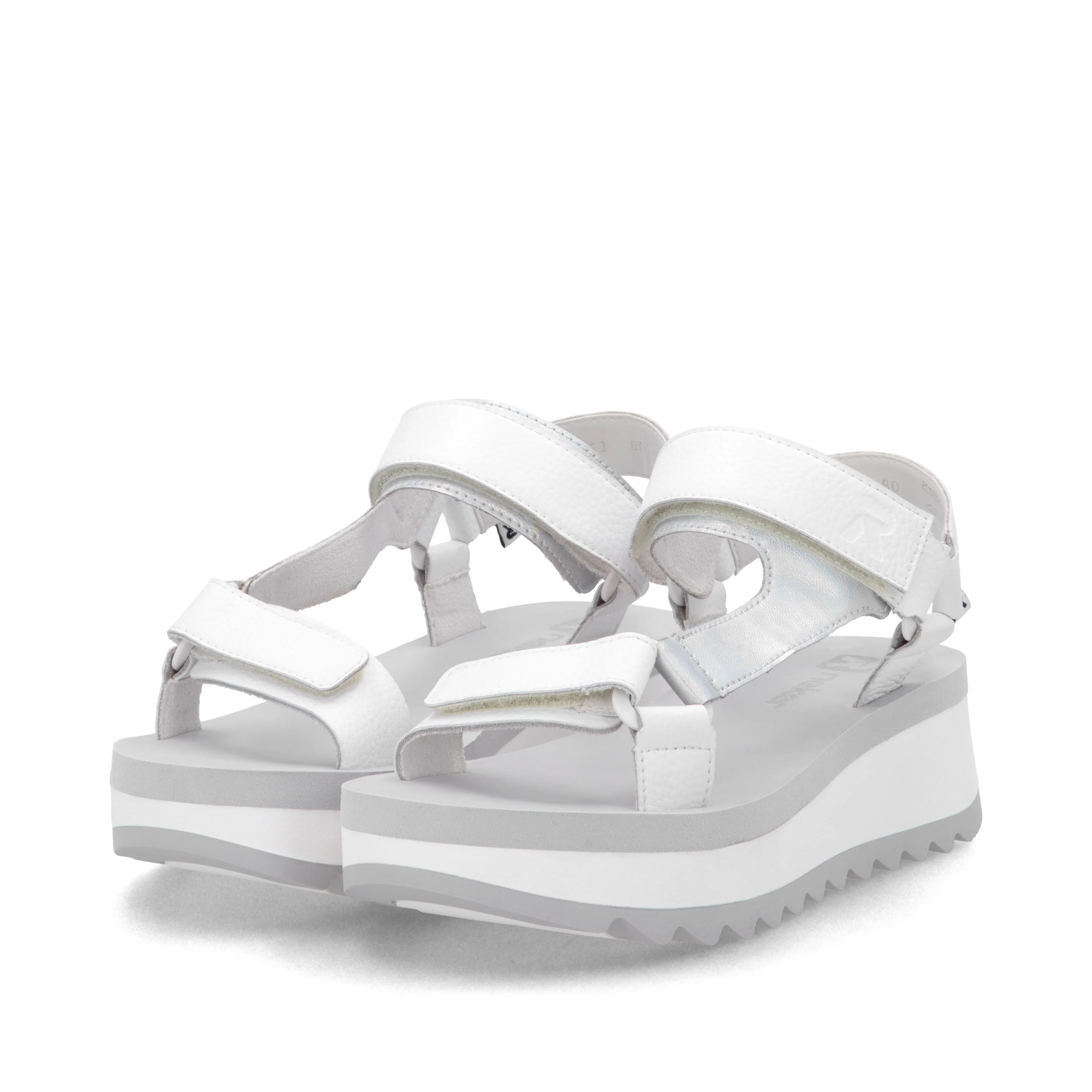 Rieker Sport Woman's Sandals - White | W3051-80 - Image 8