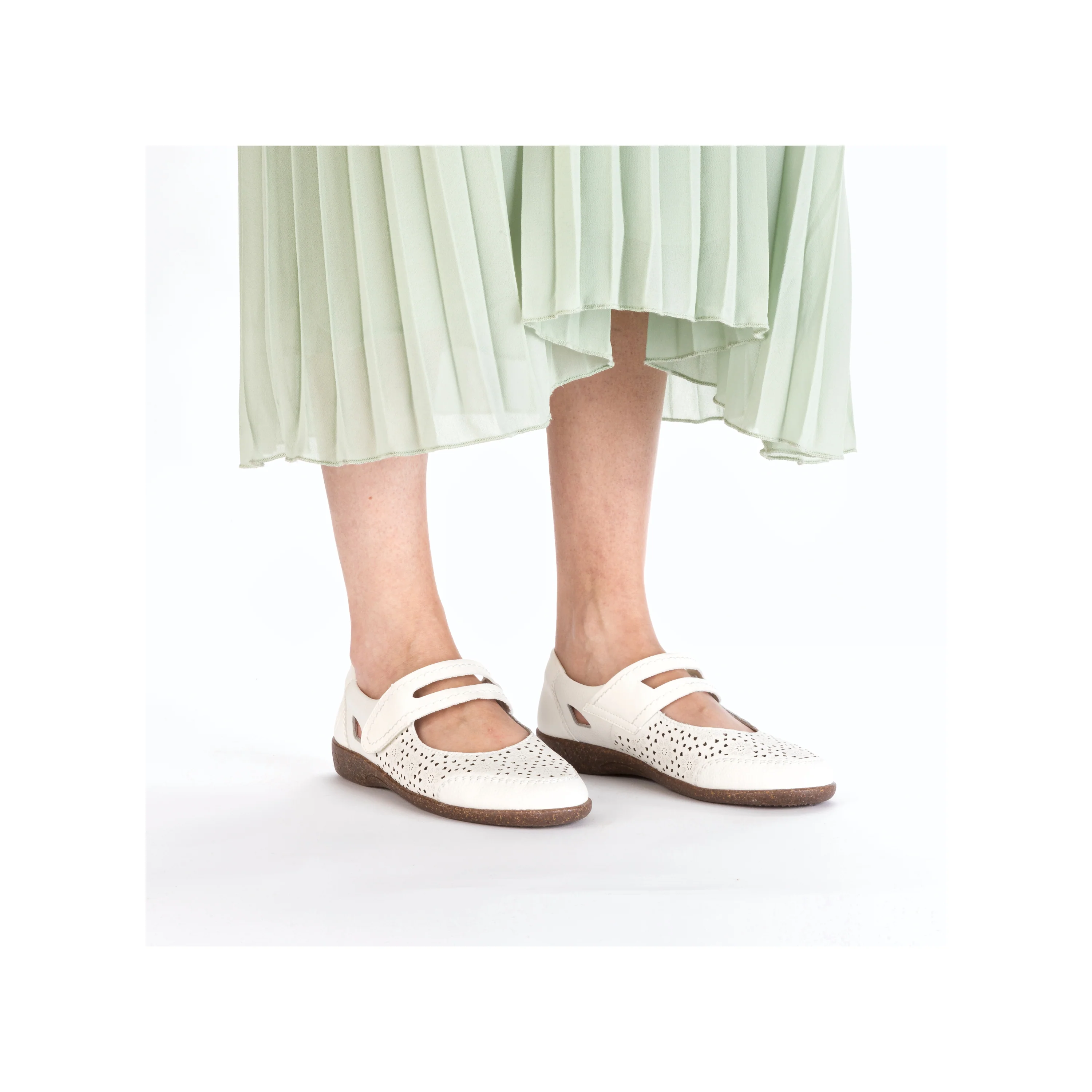 Rieker Woman's Shoes - White | 47675-80 - Image 10