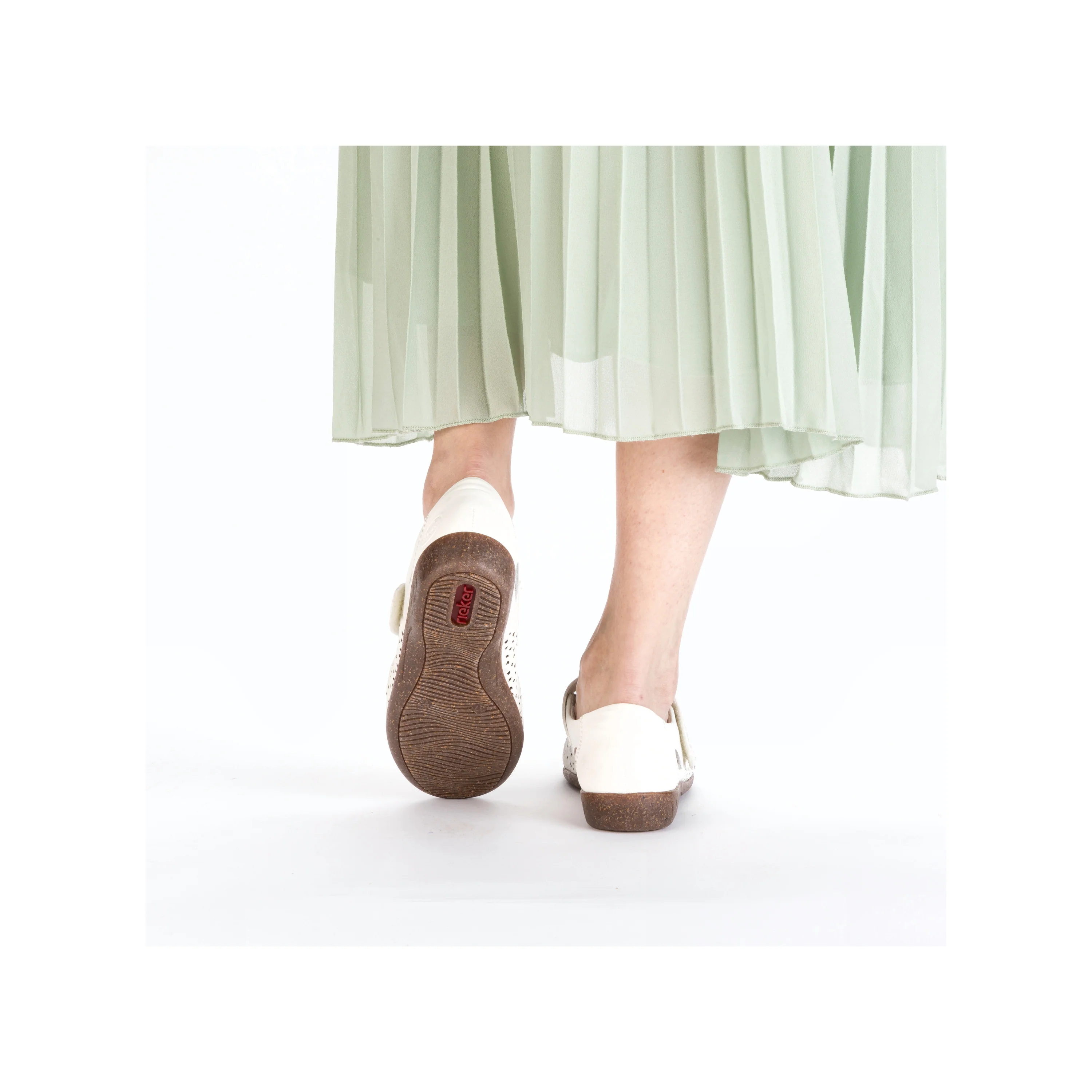 Rieker Woman's Shoes - White | 47675-80 - Image 12