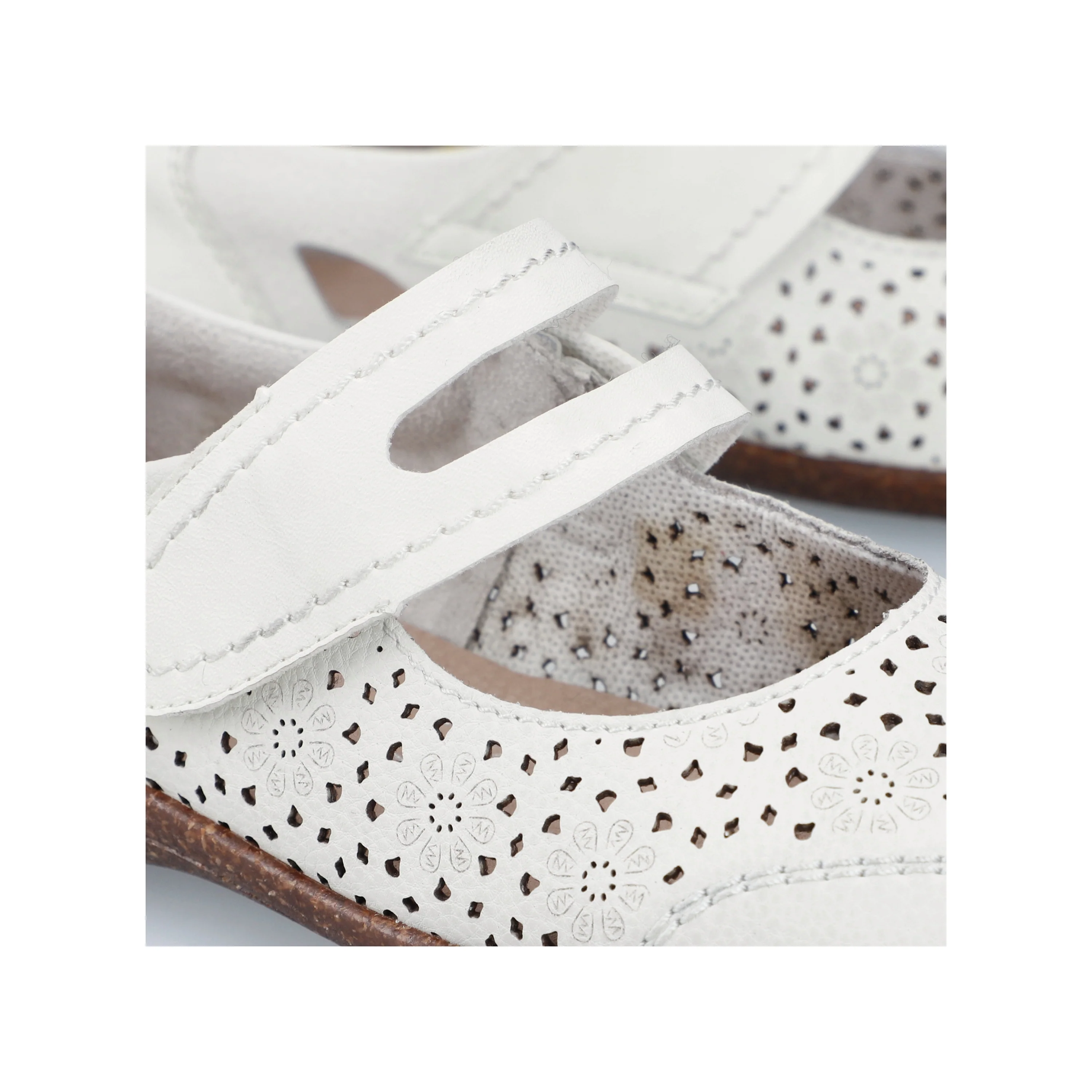 Rieker Woman's Shoes - White | 47675-80 - Image 13
