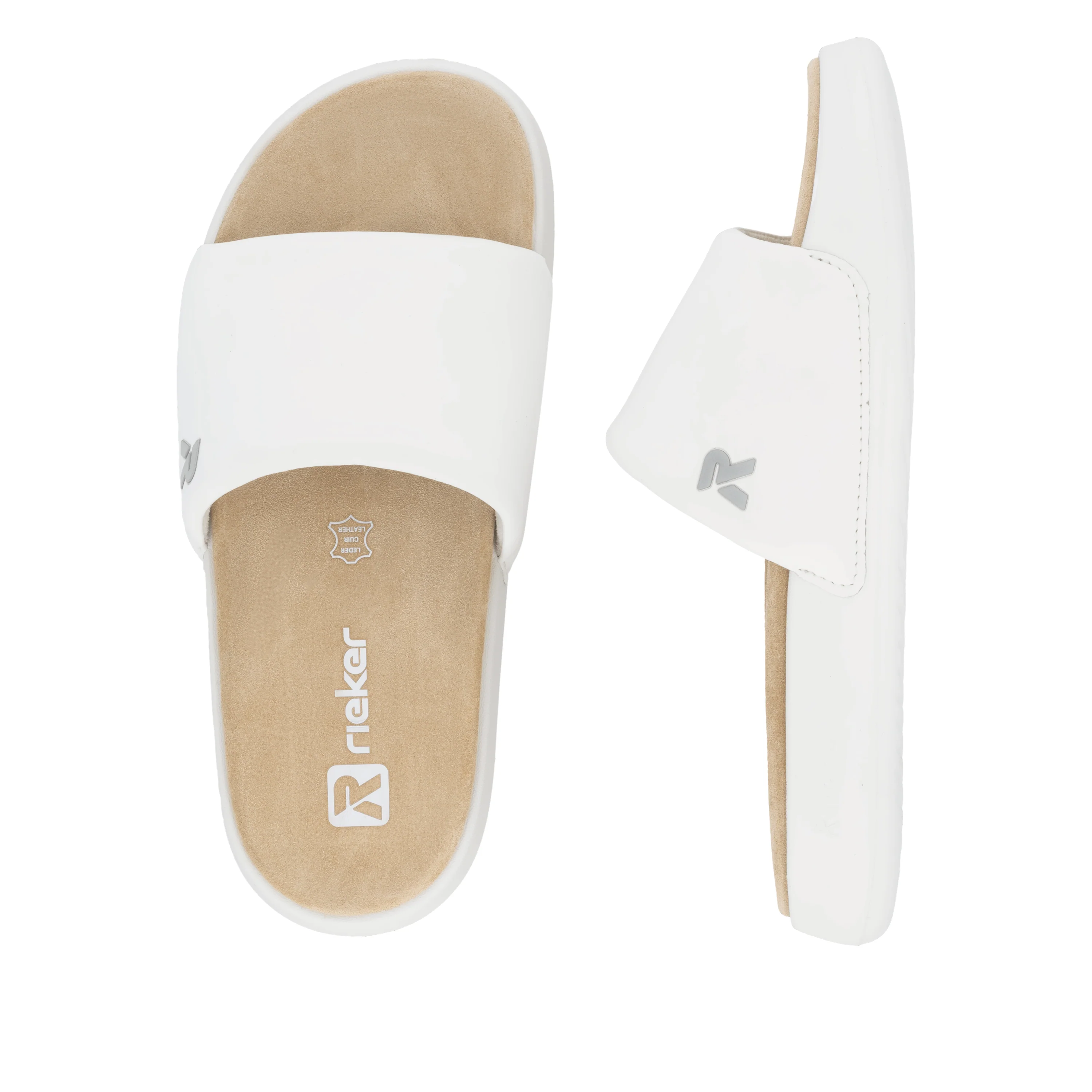 Rieker Sport Woman's Sandals - White | W3250-80 - Image 9