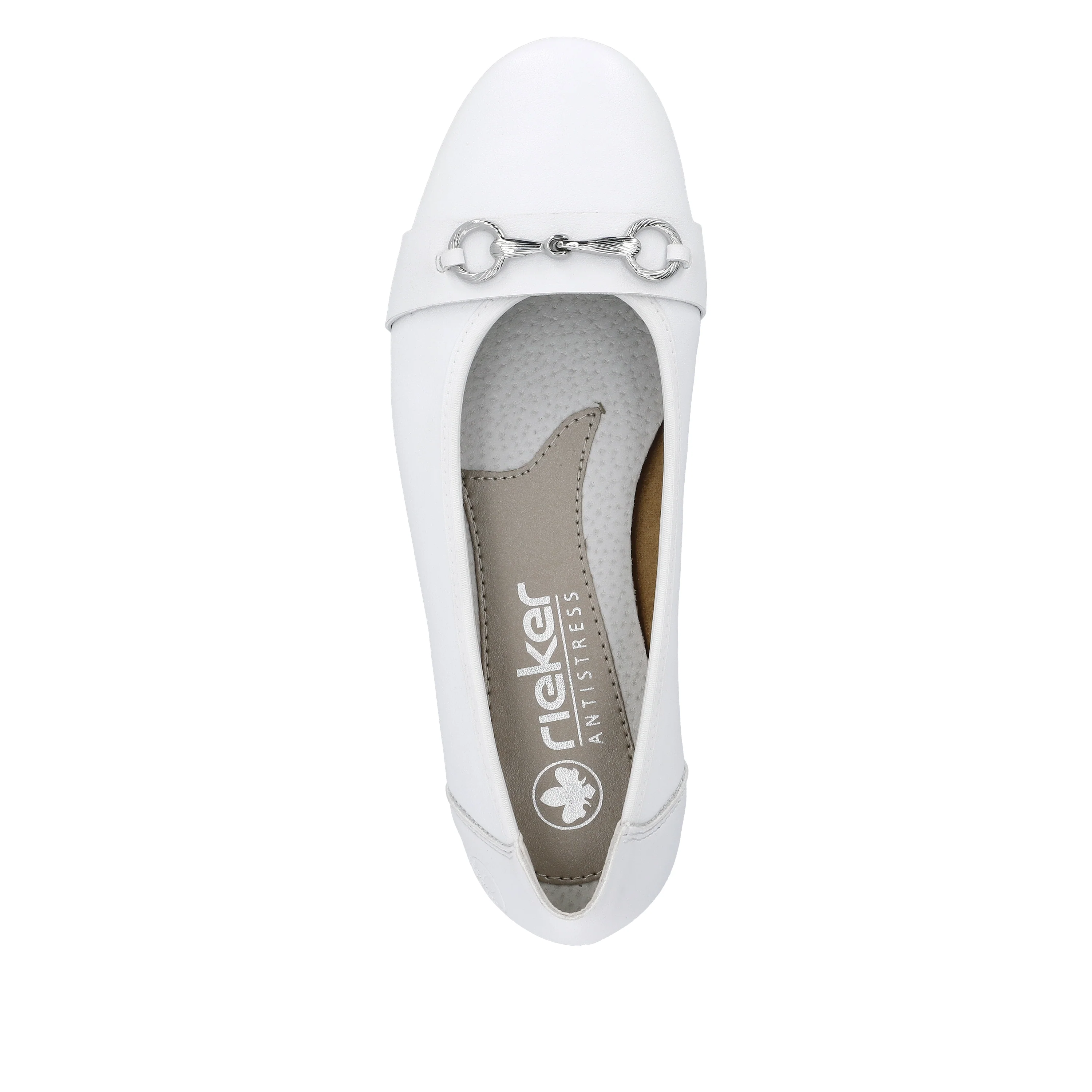 Rieker Woman's Shoes - White | L9360-80 - Image 4