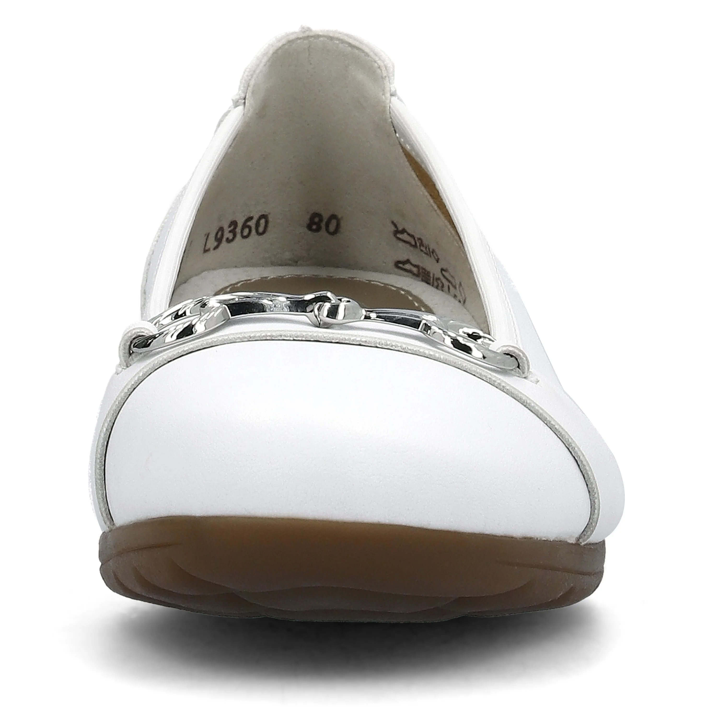 Rieker Woman's Shoes - White | L9360-80 - Image 6