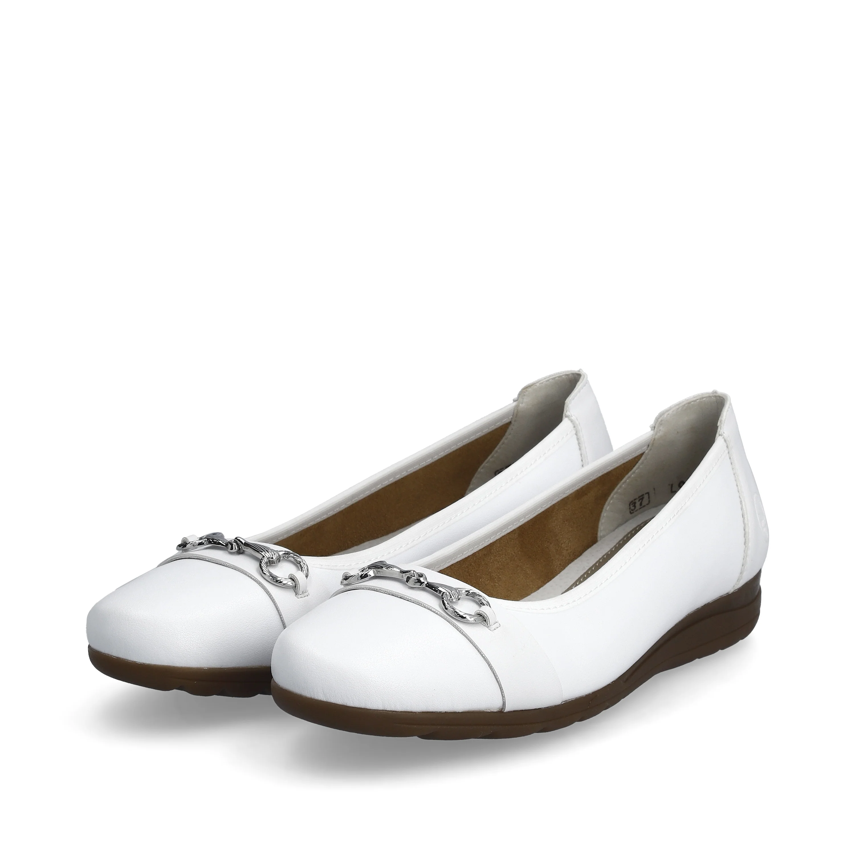 Rieker Woman's Shoes - White | L9360-80 - Image 8