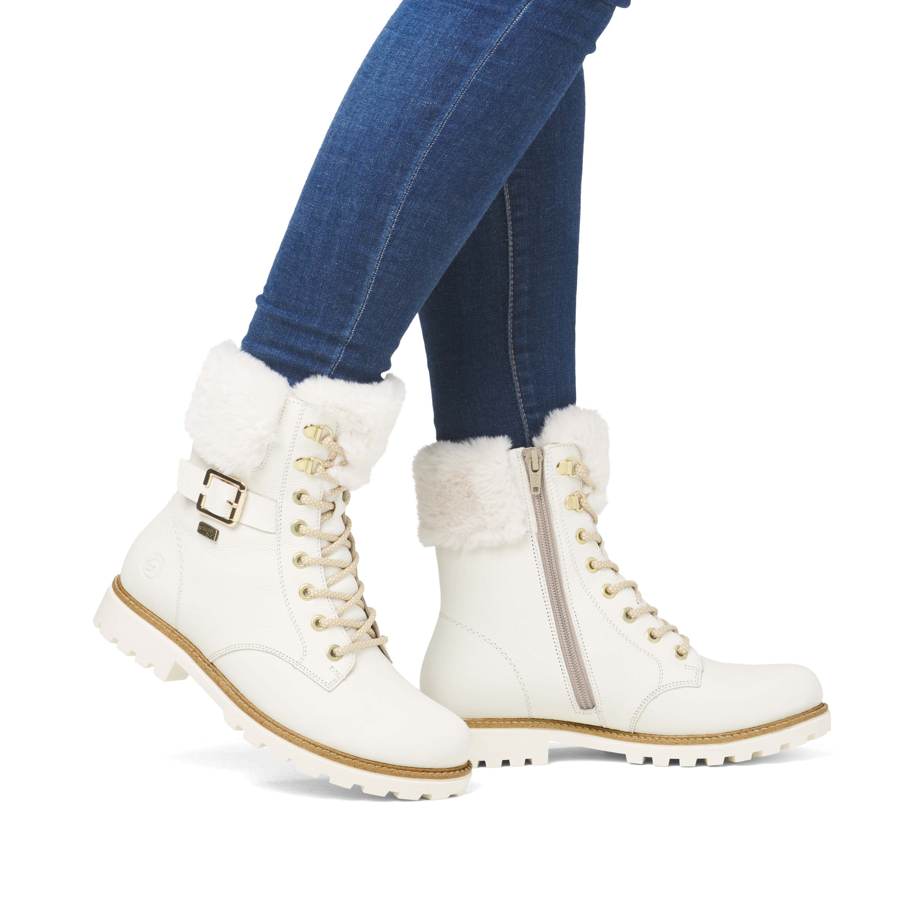 remonte Woman's Boots - White | D8481-80 - Image 10