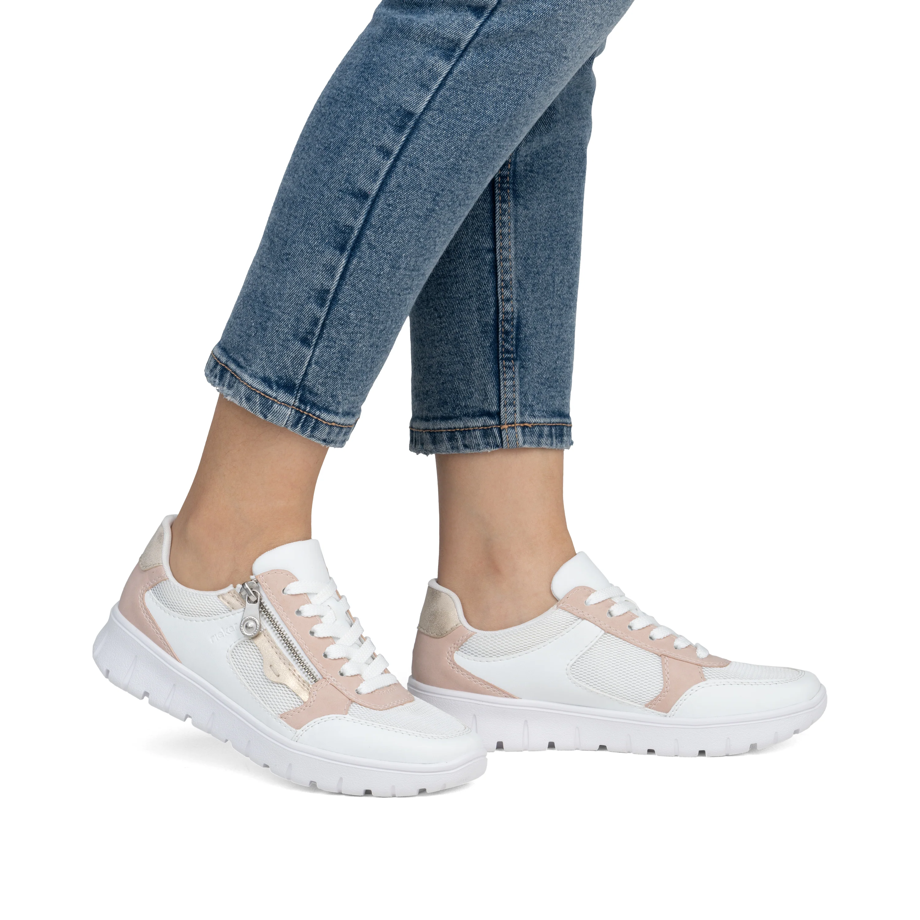 Rieker Woman's Trainers,Sneakers Shoes - White | N1300-90 - Image 10