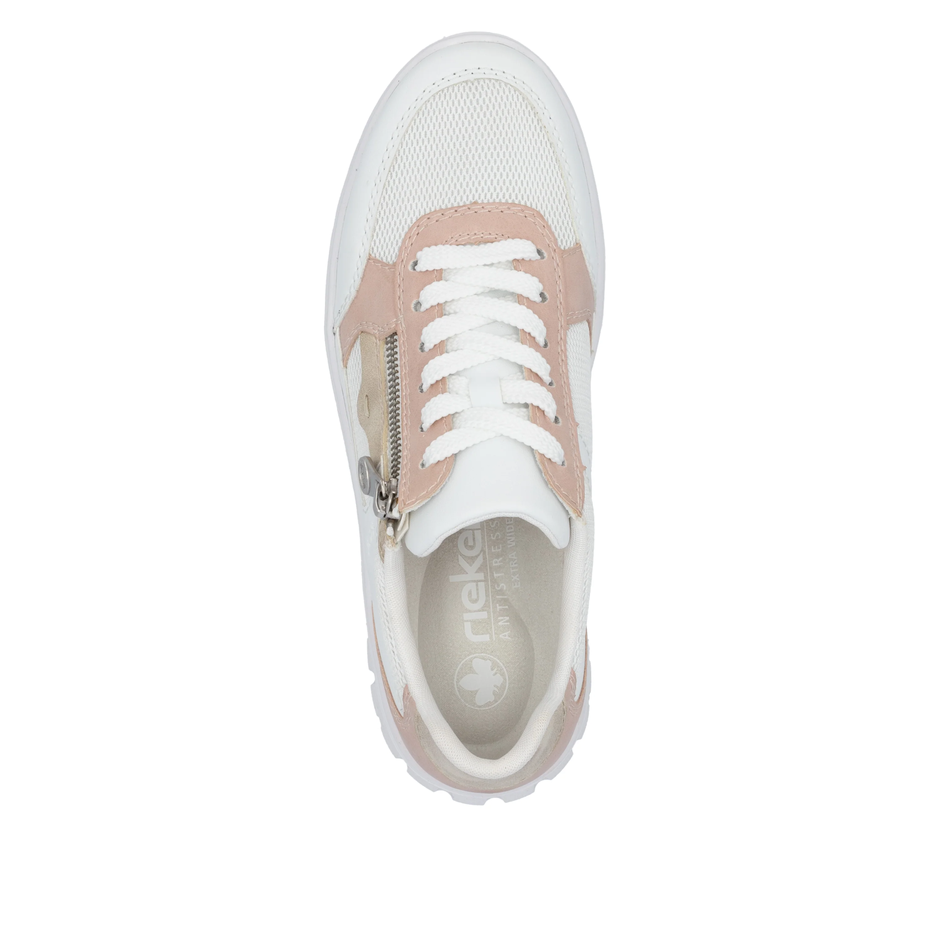 Rieker Woman's Trainers,Sneakers Shoes - White | N1300-90 - Image 4