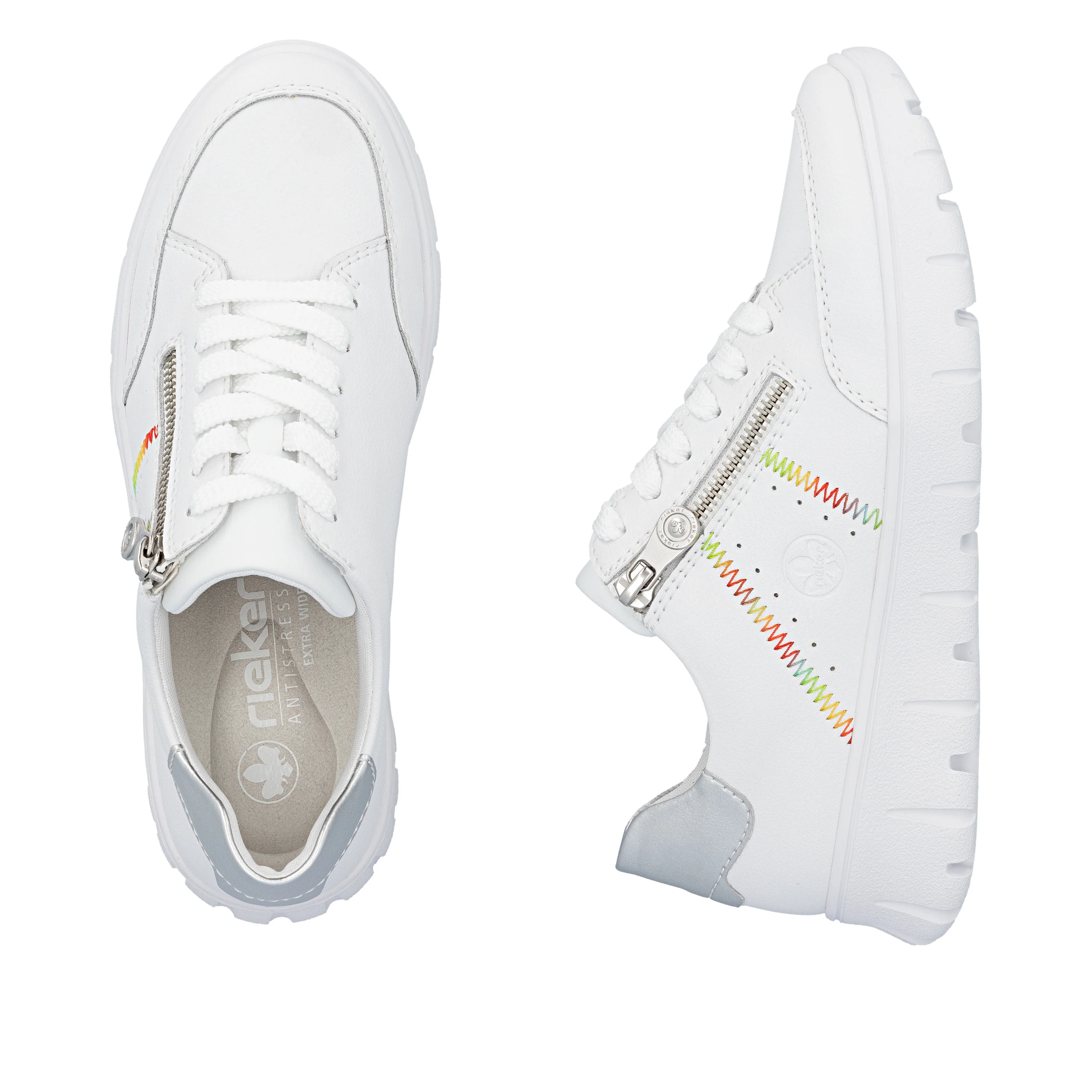 Rieker Woman's Shoes - White | N1313-80 - Image 9