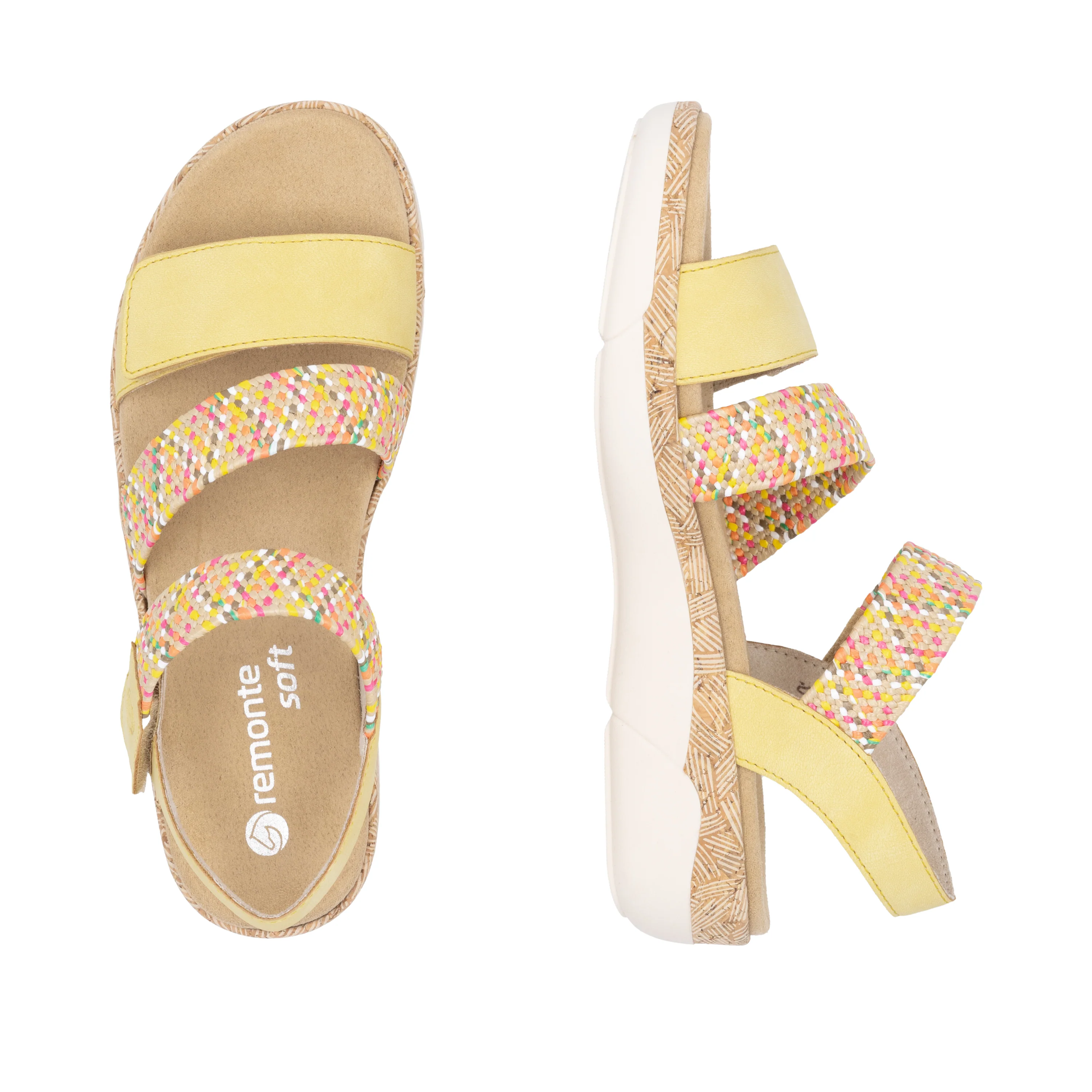 remonte Woman's Sandals - Yellow | R6861-68 - Image 9